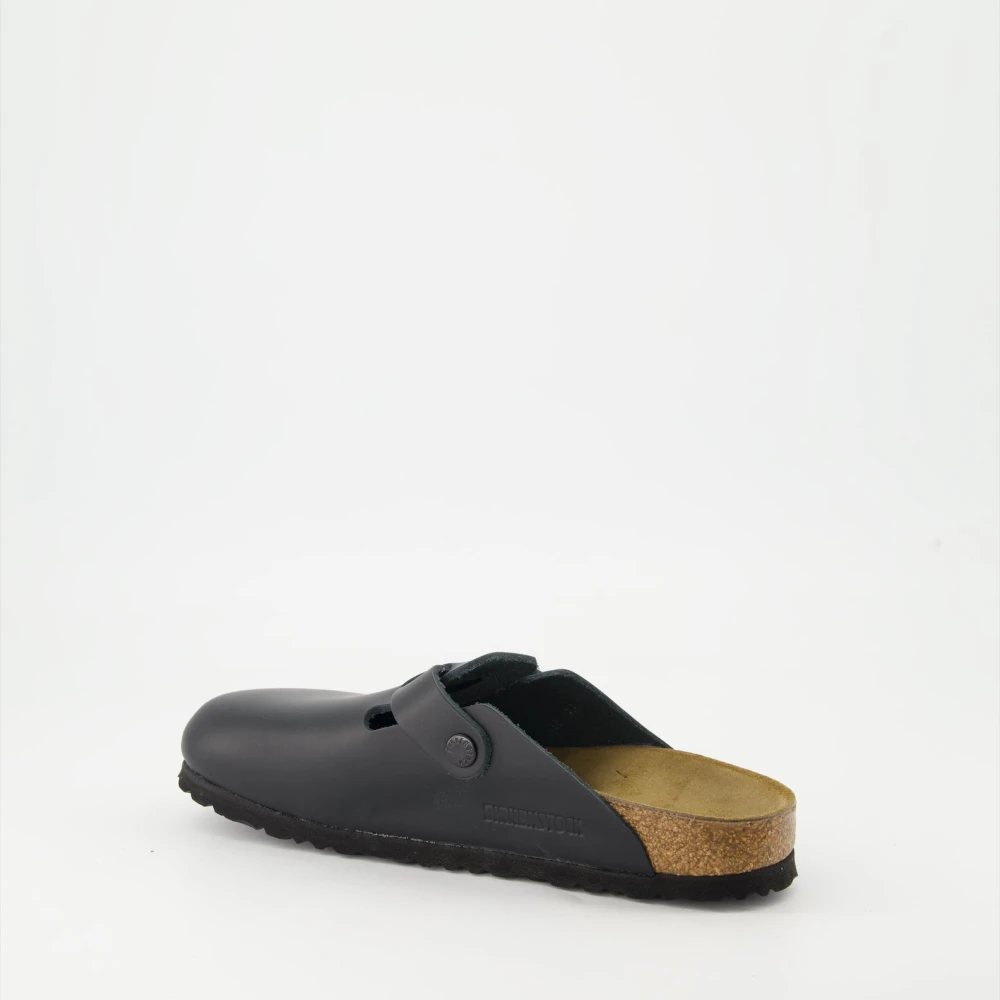 Birkenstock Boston Natural Leather Black 38 - side a