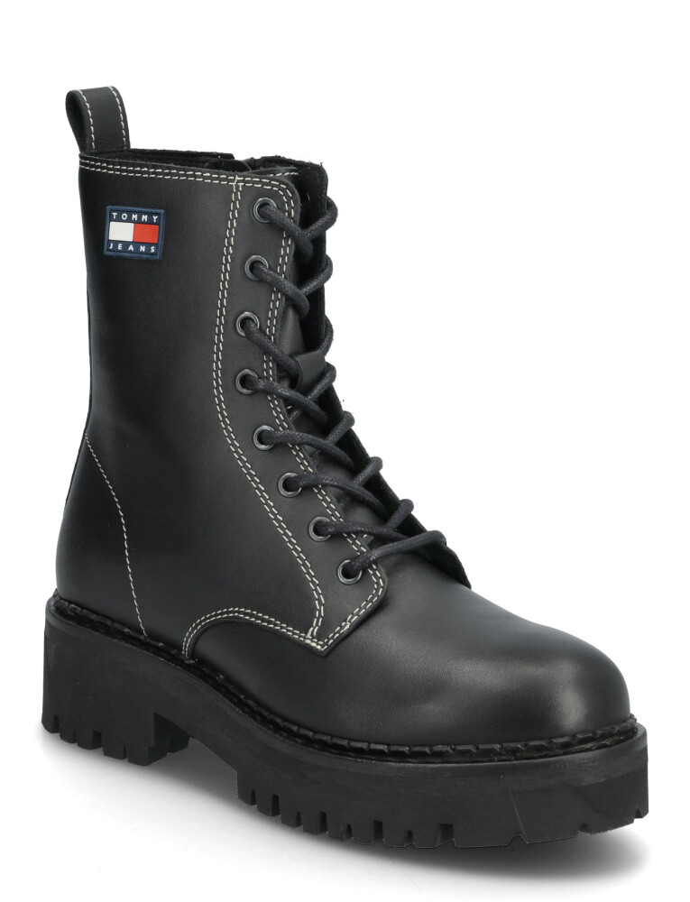Tommy Hilfiger Tjw Urban Lace Up Boot - Black - 38 - main photo