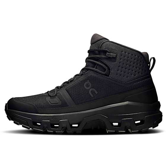 On Women"s Cloudrock Mid Waterproof Black/Black 38.5 - side a