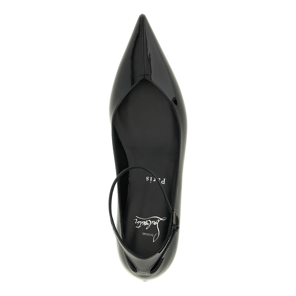 Christian Louboutin Dame Sko Svart 38 EU, - side b