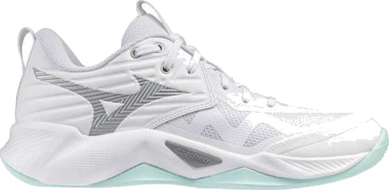 Mizuno Wave Momentum Pro Dame White/Blue Tint 37 - main photo