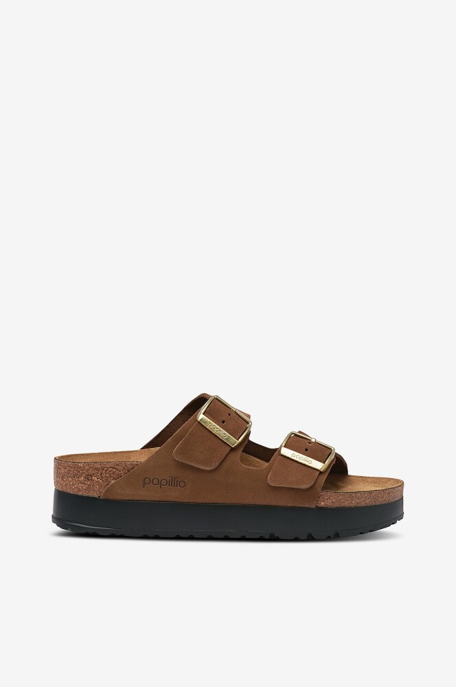 Birkenstock   Sandaler Arizona Flex Platform Lenb Dark Tea   Brun - main photo