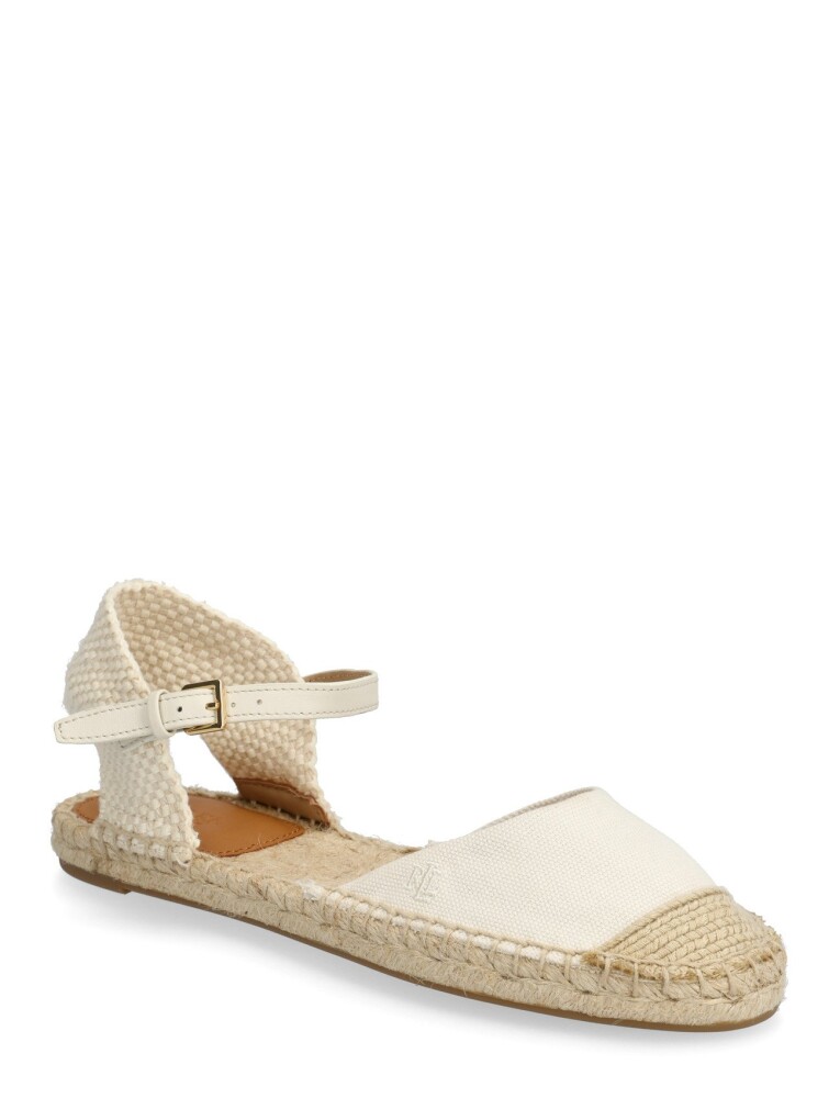 Lauren Ralph Lauren Robby Canvas Espadrille Flat   Cream   42 - main photo