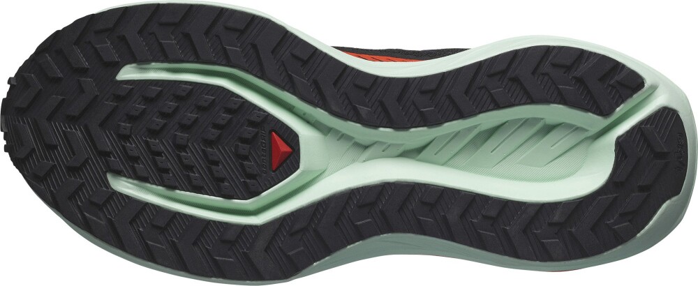 Salomon Women's DRX Defy GRVL Black/Cherry Tomato/Bay 37 1/3, Black/Cherry Tomato/Bay - side b
