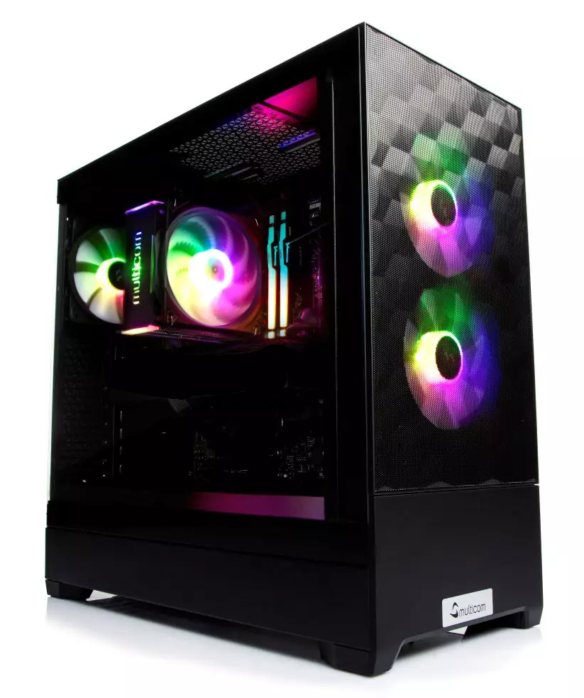Multicom Ace A616 Gaming Pc Amd Ryzen 5 7600X 32Gb Ddr5 Ram 2Tb Pcie 4. ...