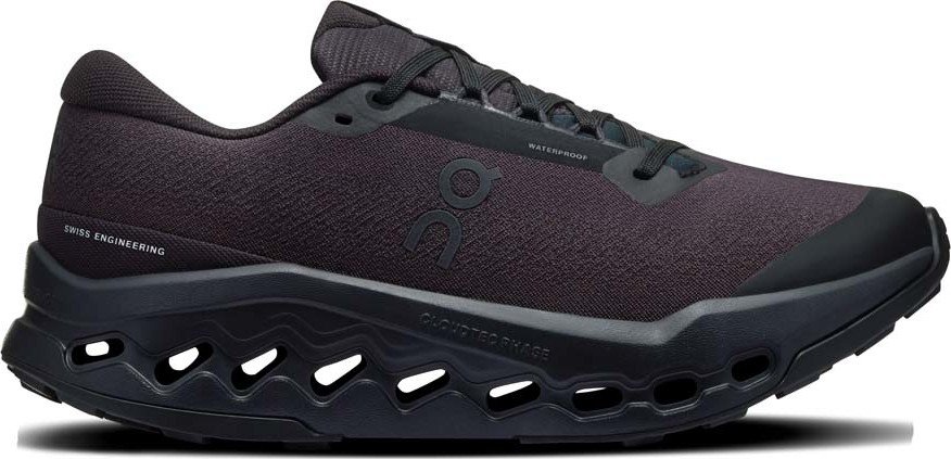 On Women"s Cloudsurfer Trail 2 Waterproof Black/Black 40.5 - main photo