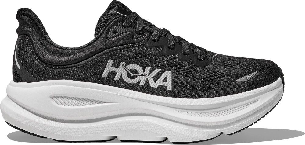 Hoka Women"s Bondi 9 Wide Black/White 43 1/3 - main photo
