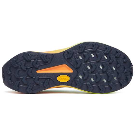Saucony Women's Peregrine 16 Aqua/citron 39 - side b