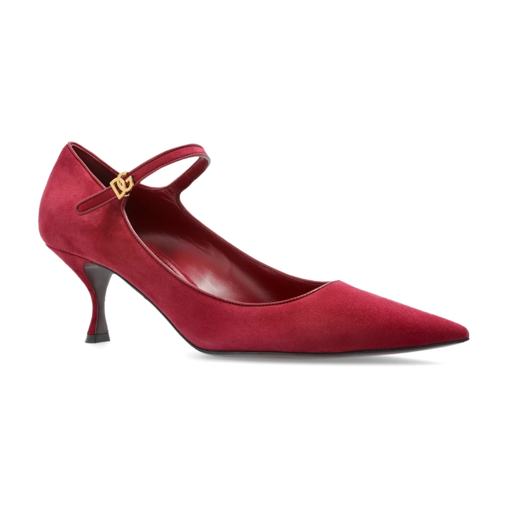 Dolce & Gabbana Dame Sko Rød 40 EU - side b