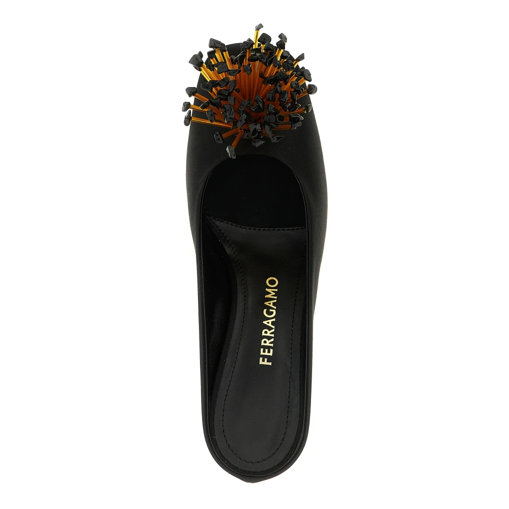 Ferragamo Dame Sko Svart 38 EU, - side b