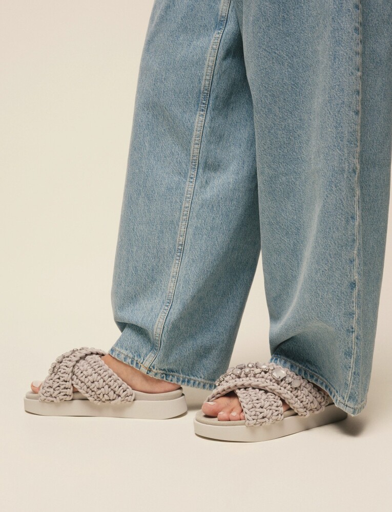 Inuikii Woven Stones - Silver - 40 - main photo