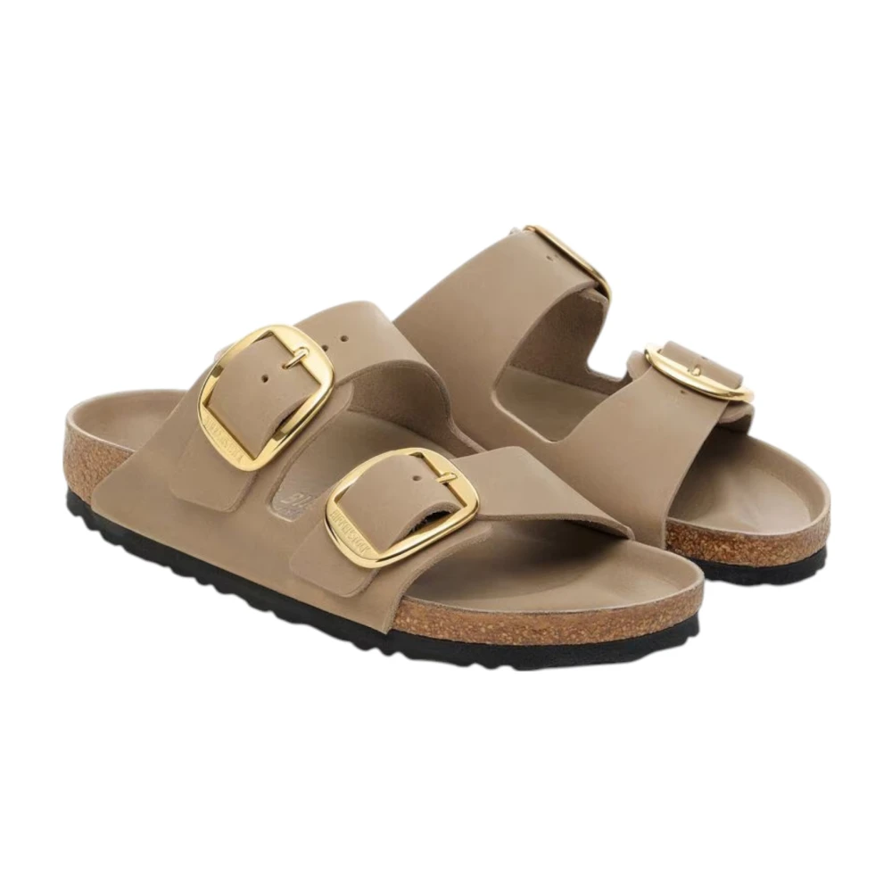 Birkenstock Sandaler Arizona Big Buckle Leoi Tabaccobrown Hex Brun - side b