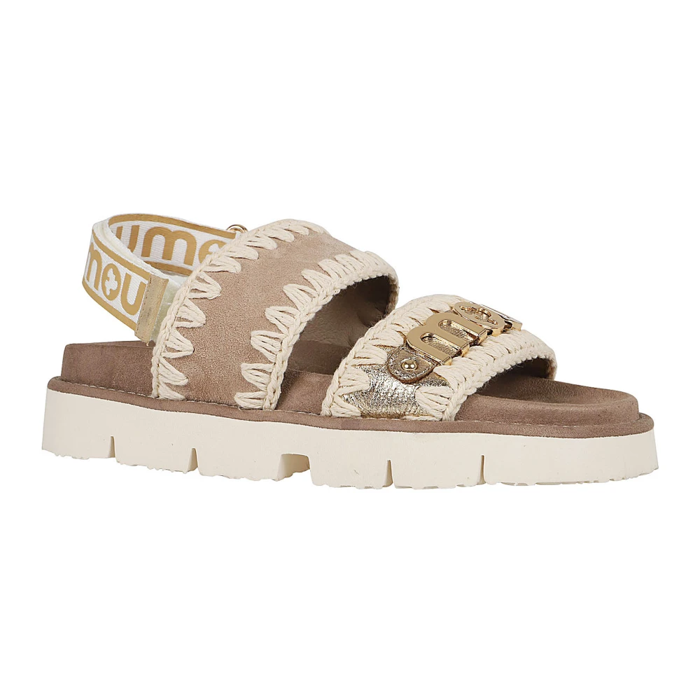 Mou Dame Sko Beige 38 EU, - side a