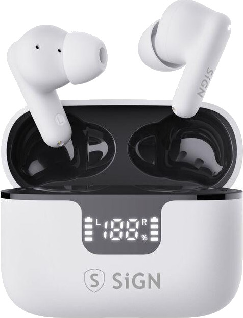 SIGN Freedom Pro Wireless Headphones - White