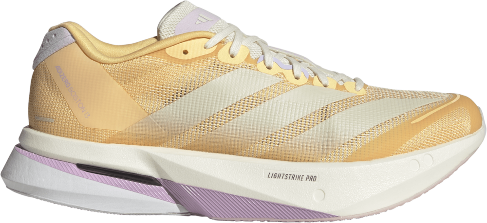 Adidas Women"s Adizero Boston 13 Ice Tangerine/Ice Gold Metal/Ice Lavender 36 2/3 - main photo