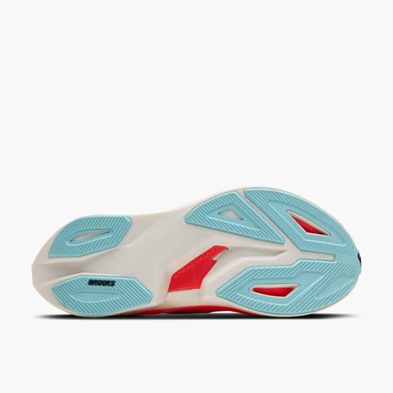 Brooks Hyperion Max 3 Dame Coconut/Fiery Coral/Atomizer 40 - side b