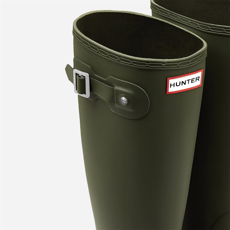 Hunter Womens Original Tall Boot Dark Olive - side b