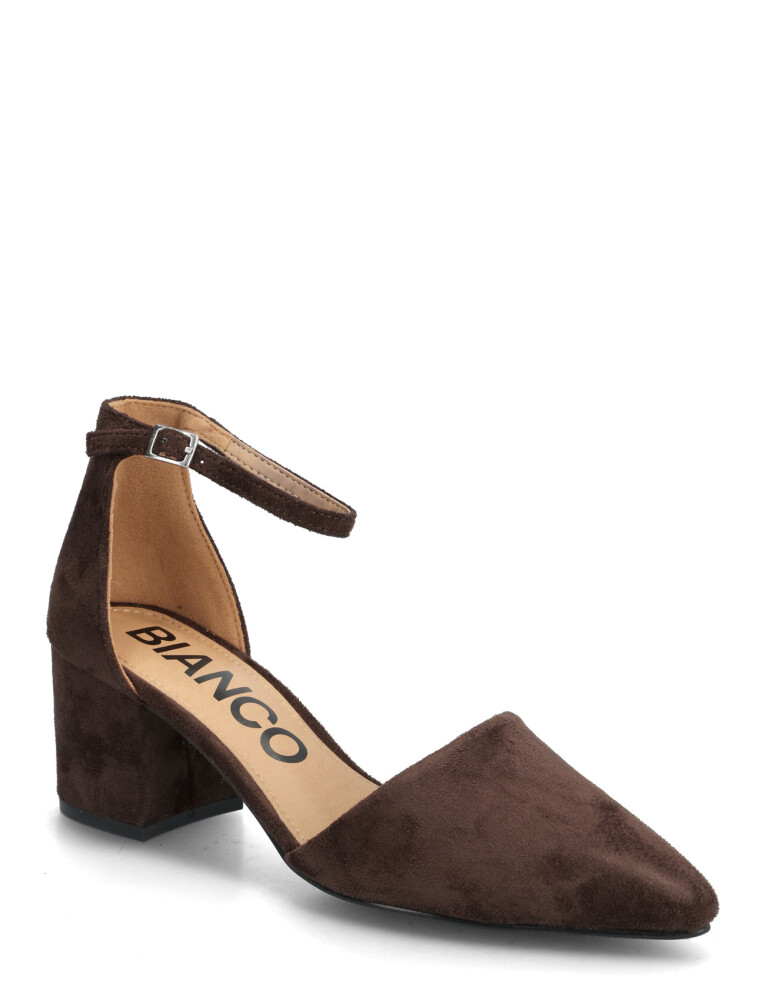 Bianco Biadevived Pump Micro Suede - Brown - 41 - main photo