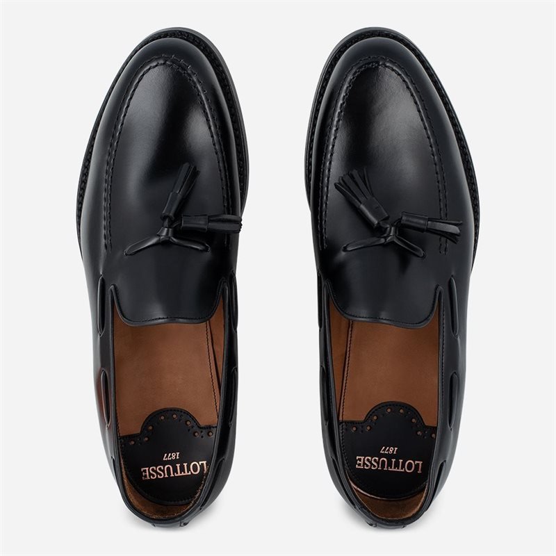Lottusse Tassel Loafer Jocker Negro - side a