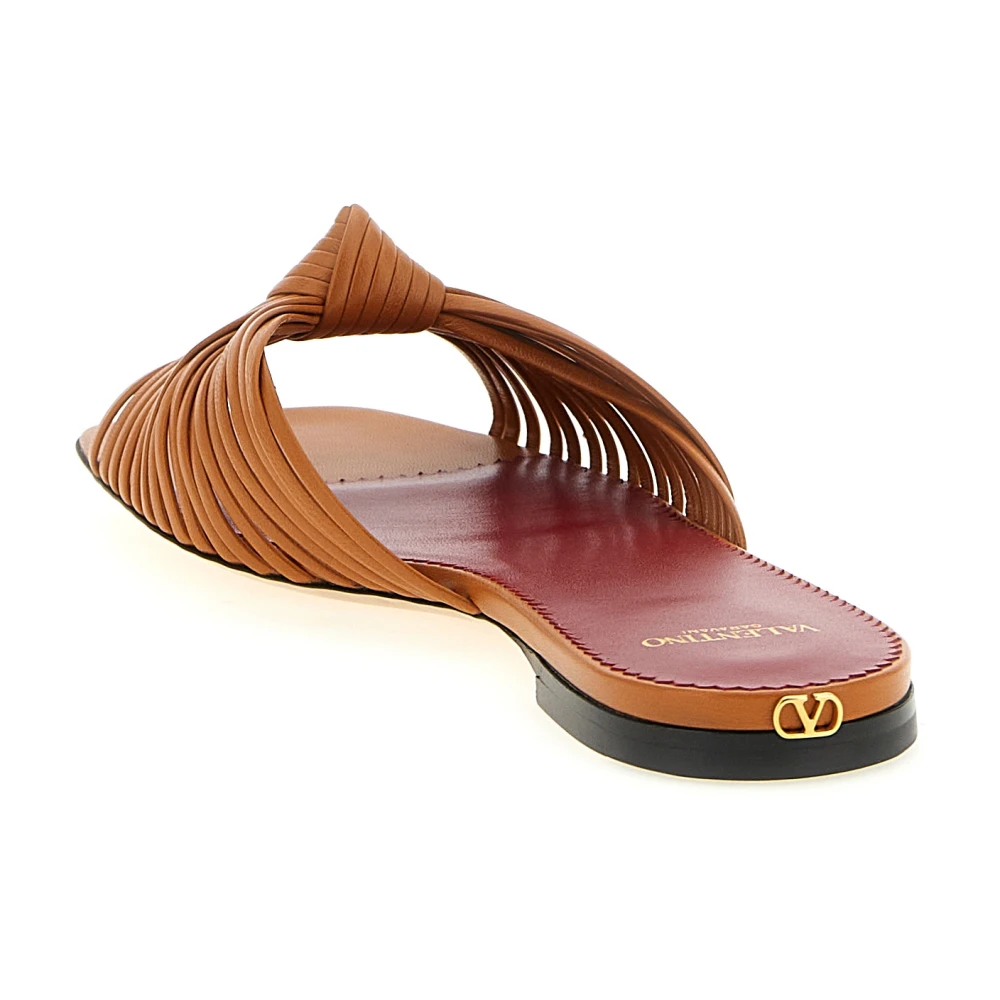 Valentino Garavani, Dame, Sko, Brun, 38 EU, - side a