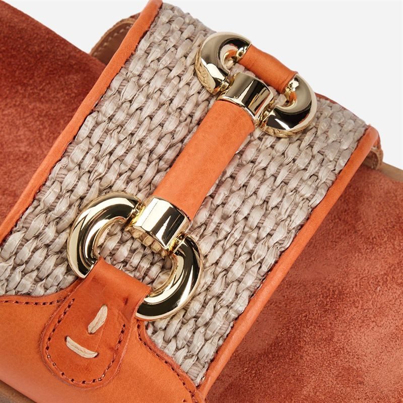 Laura Bellariva Toledo Slippers Orange - side b