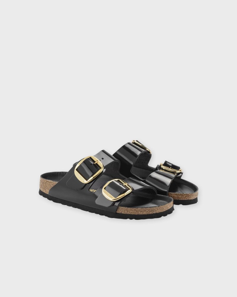 Birkenstock Sandaler Arizona BB Lena High Shine Black Hex Svart - side a