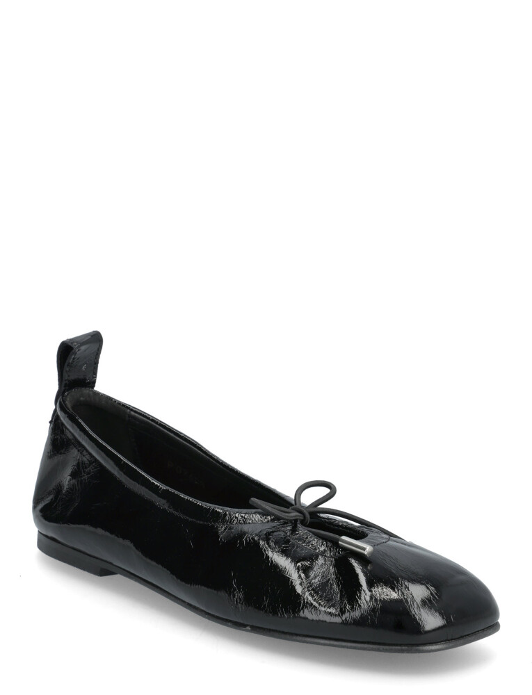 ALOHAS Rosalind Patent Brown Leather Ballet Flats   Black   36 - main photo