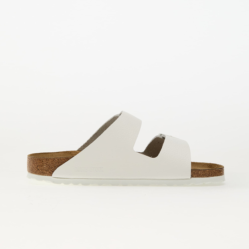 Birkenstock Women's Arizona Natural Leather Narrow White 40, White - side b