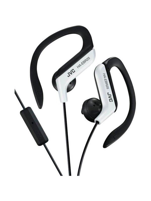 JVC in-ear sports headphones with remote control and microphone