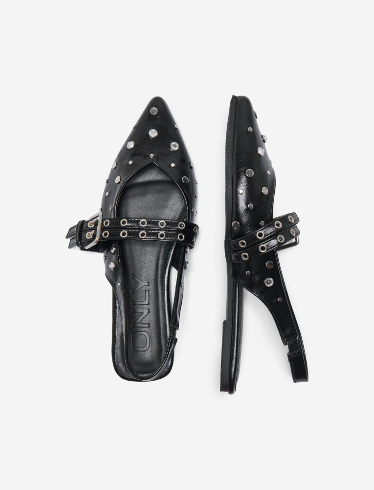 ONLY Onlaura-5 Pu Slingback Buckle Ballarina - Black - 39 - main photo