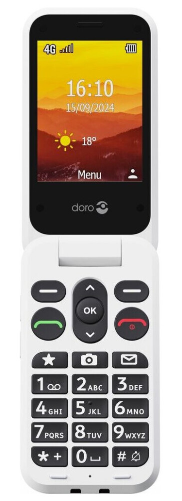 Doro Leva L30 4G Rød/Hvit
