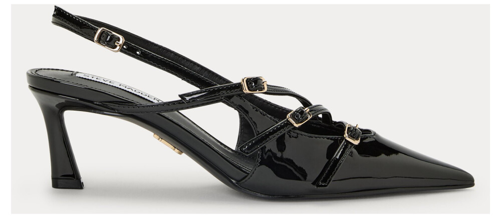 Steve Madden Liana Slingbacks Black Patent 38 - main photo