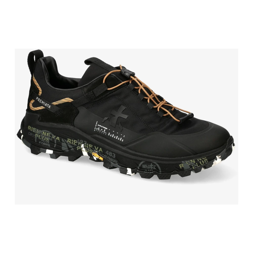 Premiata Herre Sko Svart 46 EU, - side a