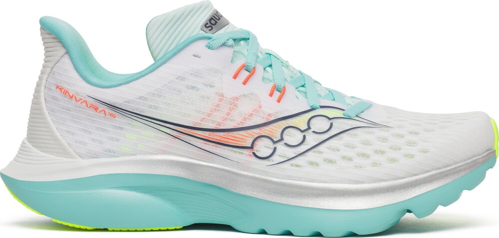 Saucony Women"s Kinvara 16 White/aqua 35.5 - main photo