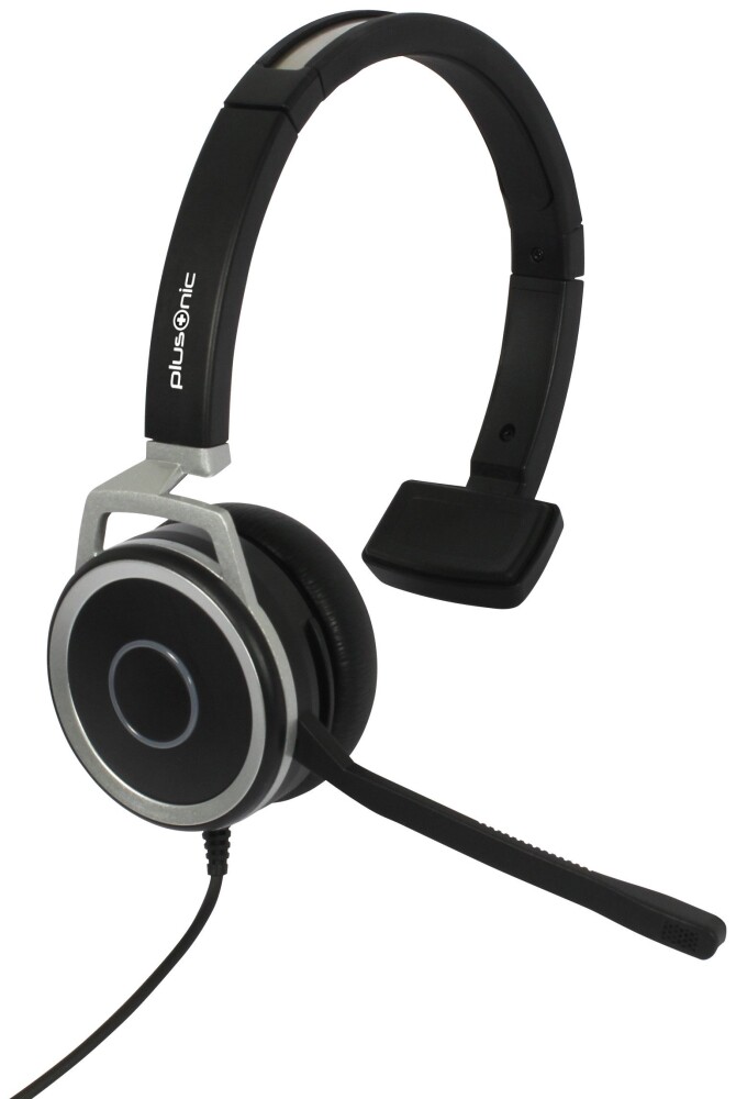 Plusonic Business 151P Headset med mikrofon Svart
