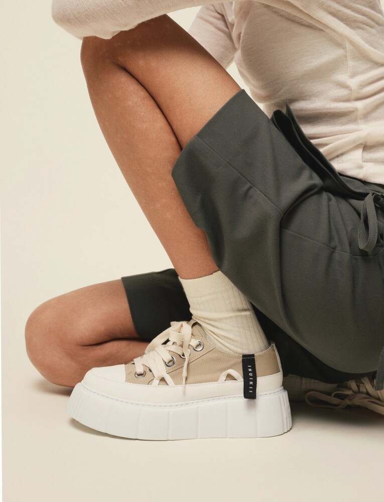 Inuikii Matilda Canvas Low Beige 40 - main photo
