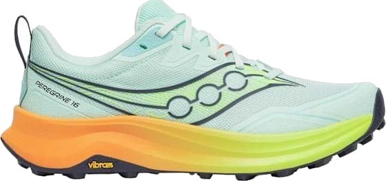 Saucony Women's Peregrine 16 Aqua/citron 39 - main photo