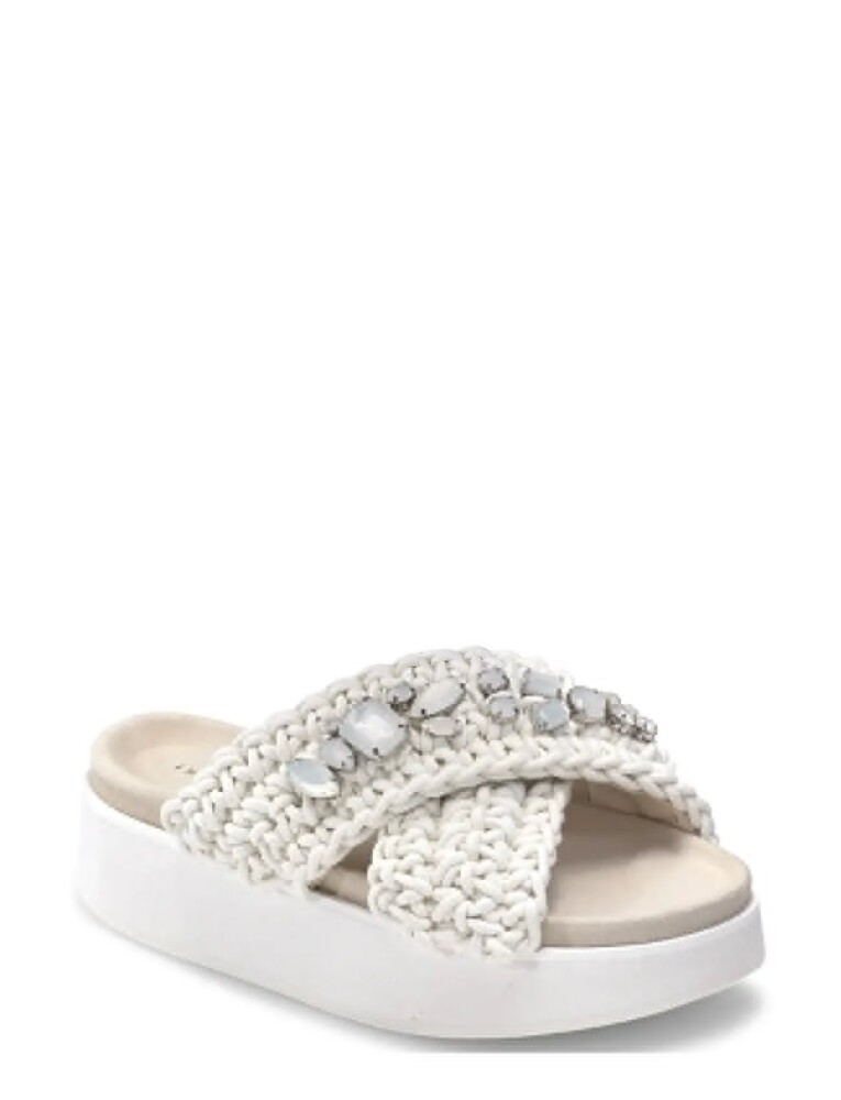 Inuikii Woven Stones Platform - White - 40 - main photo