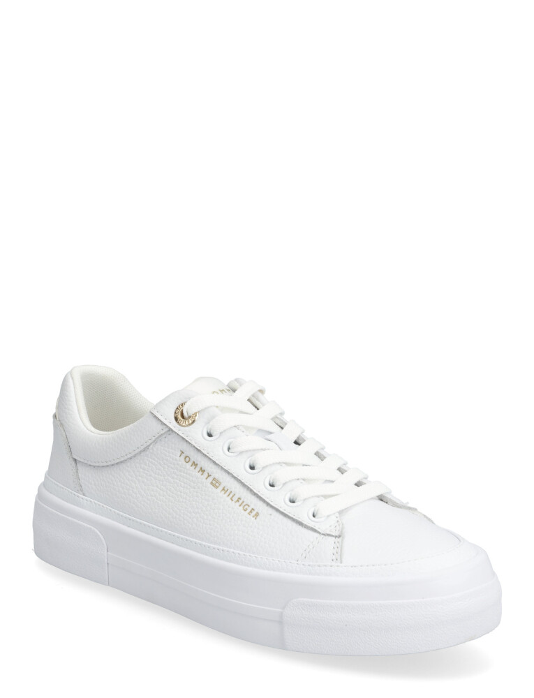 Tommy Hilfiger Th Foxing Platform Leather - White - 38 - main photo