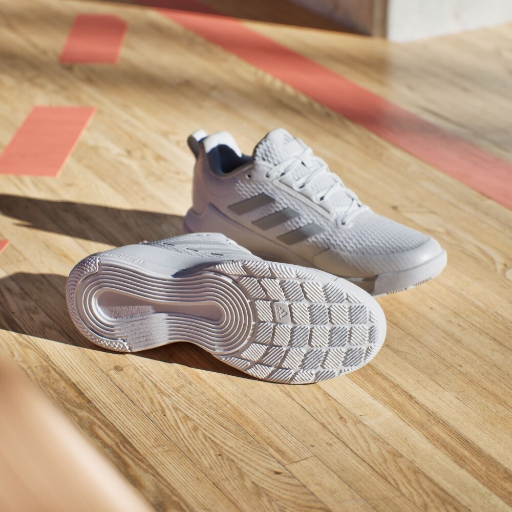 Adidas Novaflight 2 Dame Cloud White/Silver Metallic/Cloud White 37 1/3 - side a