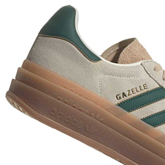 Adidas Originals Gazelle Bold Dame Cream White/Collegiate Green/Magic Beige 40 - side b