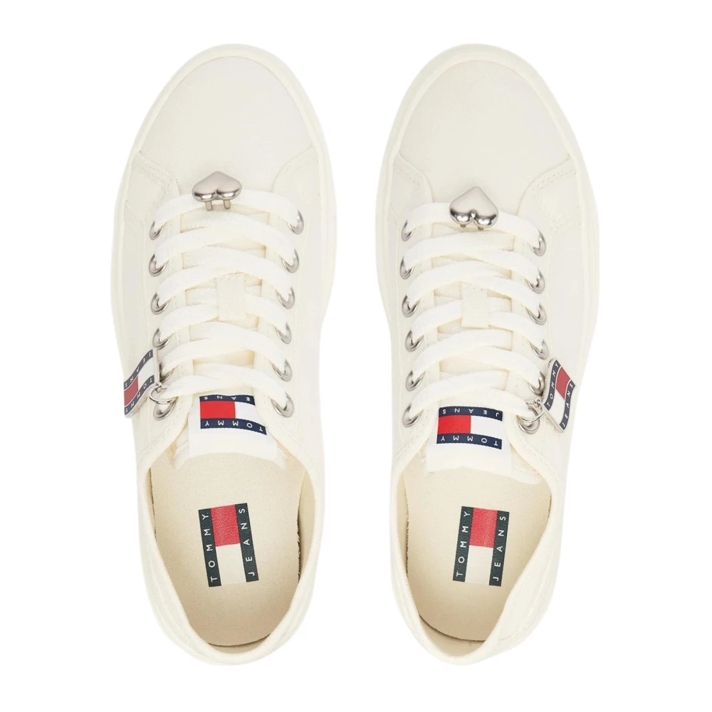 Tommy Hilfiger Tjw Flatform Sneaker Charms Cream 36 - side a