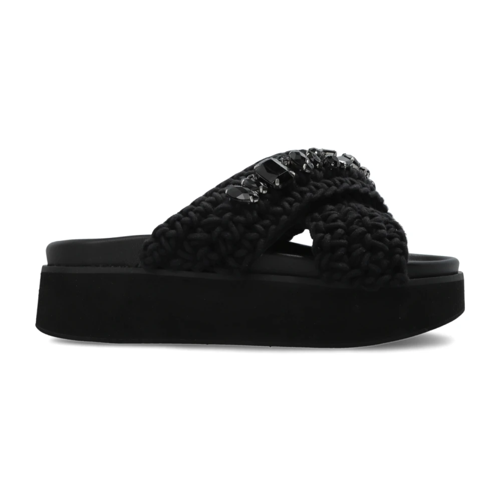 Inuikii Woven Stones Platform   Black   36 - main photo