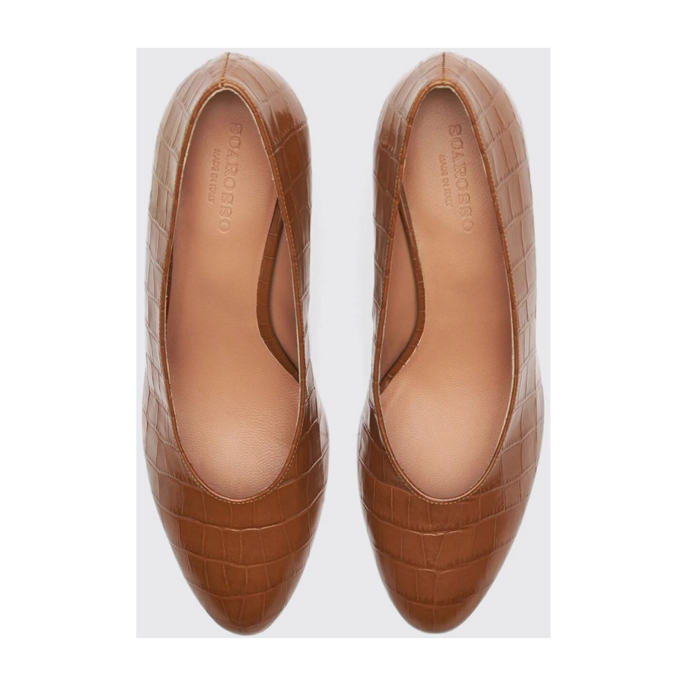 Scarosso Dame Sko Brun 38 1/2 EU, - side b