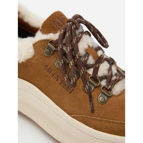 Moon Boot Moon247 City Shearling Sneakers Dame Cognac 38 - main photo