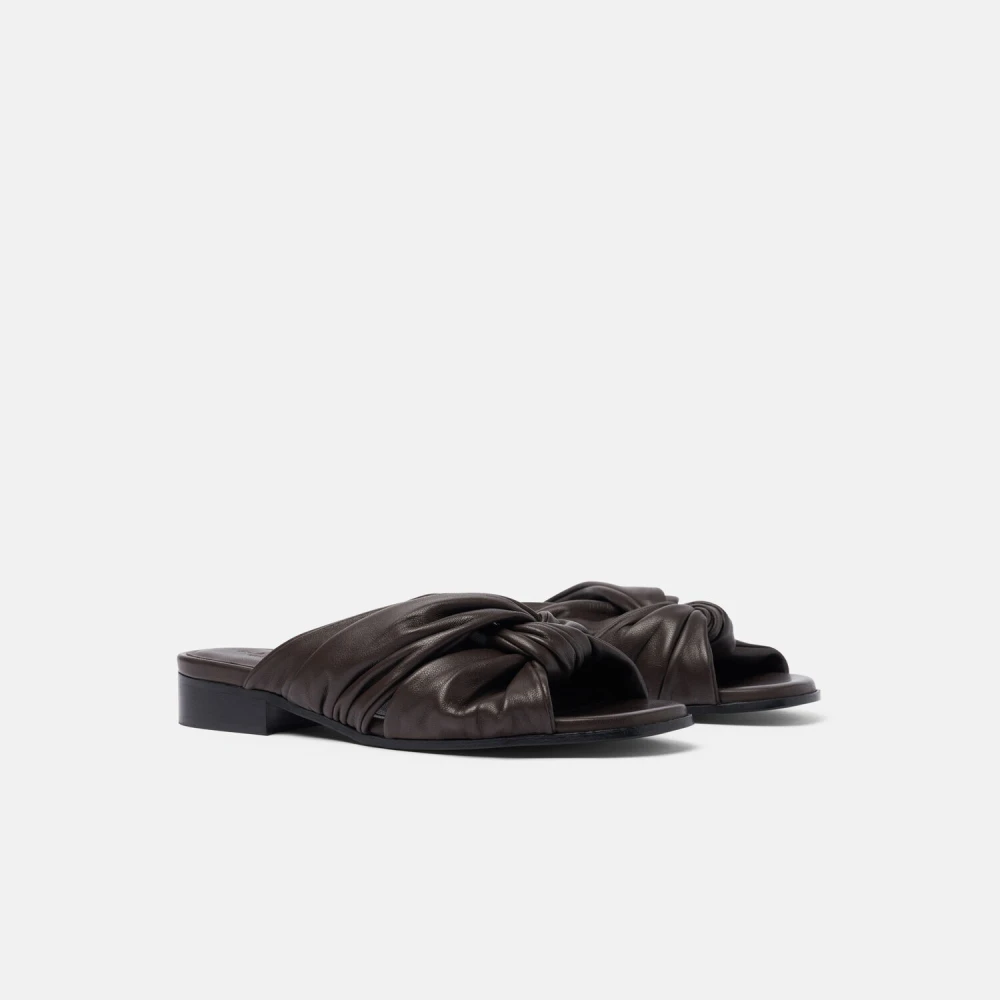 Scarosso Dame Sko Brun 39 EU, - side a