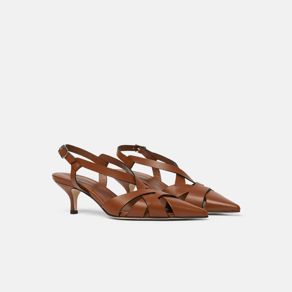 Scarosso Dame Sko Brun 36 EU, - side a