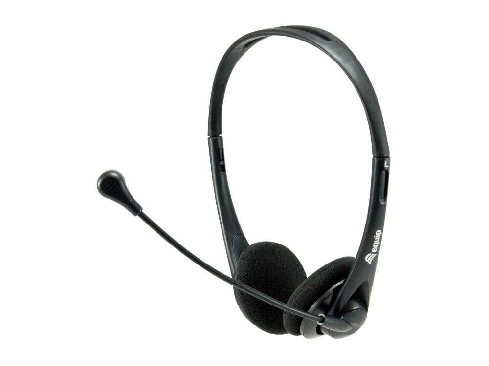EQUIP Headset USB 245305 1.8m Kabel,Mikro,Fernbe.Stereosw
