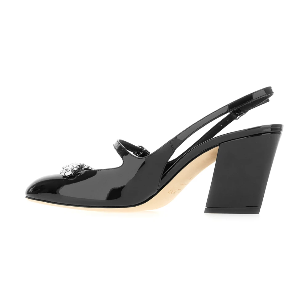Jimmy Choo, Dame, Sko, Svart, 40 EU, - side a