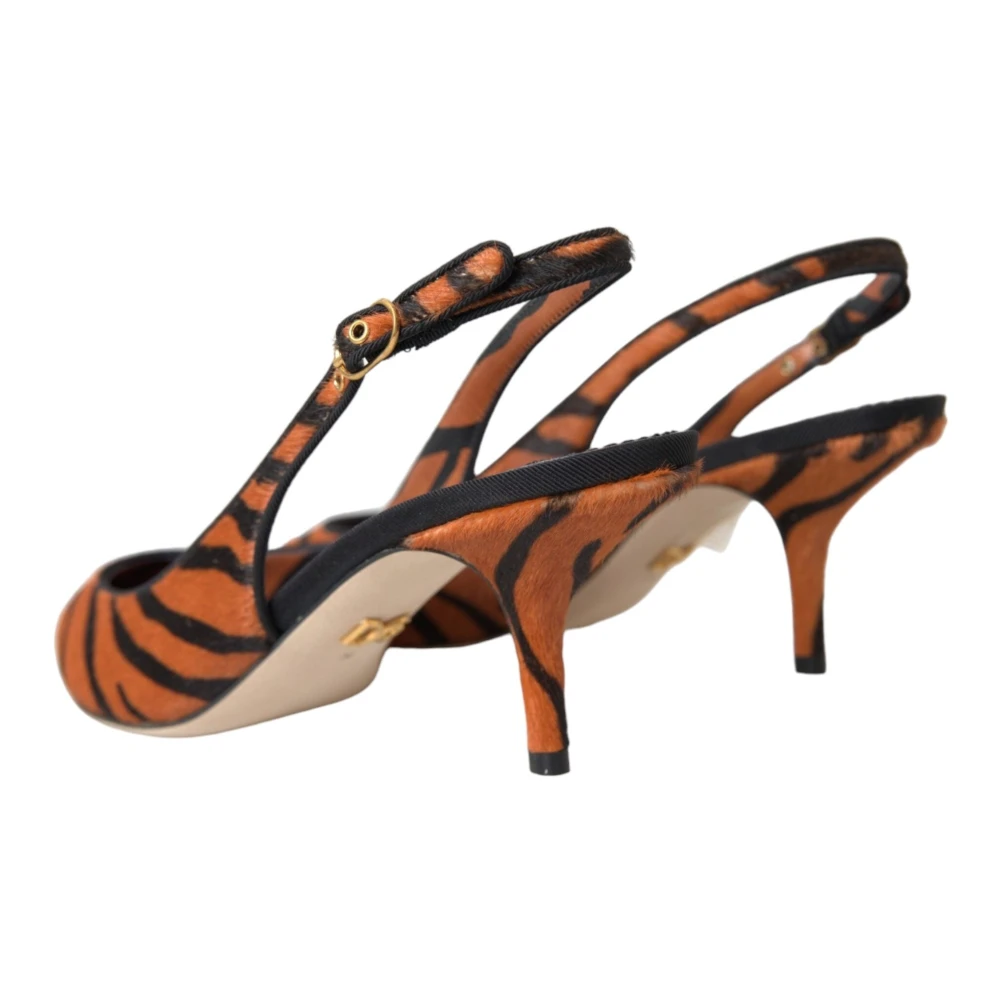 Dolce & Gabbana Dame Sko Oransje 36 EU, - side b